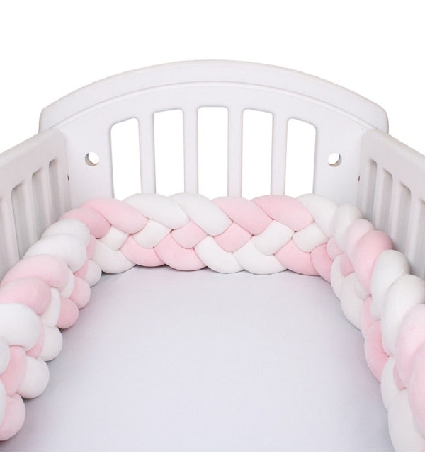 4 Strand Braided Crib Fence Pad. Avail. in asst'd color scheme and sizes.